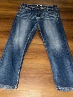 BKE Payton Jeans Women’s 30 Universal Fit Mid Rise Straight Blue Denim